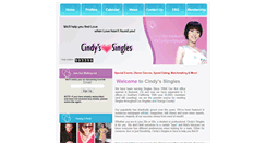 Desktop Screenshot of cindys-singles.com